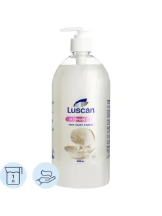 Крем-мыло жидкое Luscan жемчужное с дозатором 1л