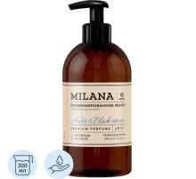Мыло жидкое парфюмированное Milana Amber&Black Vetiver 300мл