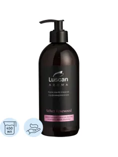 Крем-мыло жидкое парфюмированное Luscan Velvet Rosewood 450 мл c дозатором