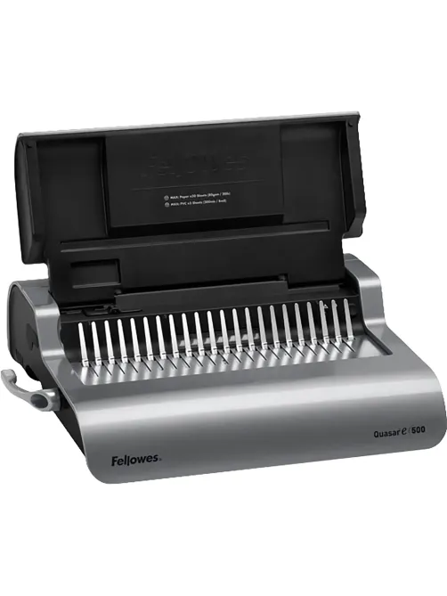 Брошюровщик Fellowes Quasar-E, А4, 25л./500л., электр., пл.пруж.