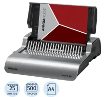 Брошюровщик Fellowes Quasar-E, А4, 25л./500л., электр., пл.пруж.