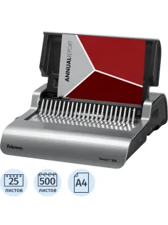 Брошюровщик Fellowes Quasar-E, А4, 25л./500л., электр., пл.пруж.