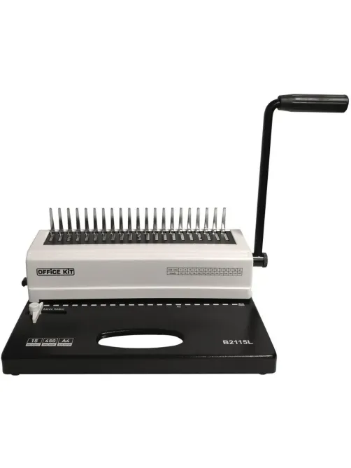 Брошюровщик Office Kit B2115L А4, А5, 15л./450 л., пл. пруж