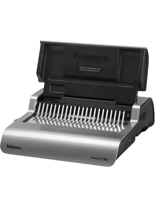 Брошюровщик Fellowes Quasar-E, А4, 25л./500л., электр., пл.пруж.