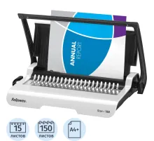 Брошюровщик Fellowes Star+, А4, 15л./150л., пл.пруж.