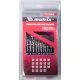 Набор сверл по металлу Matrix 19шт, 1-10мм, HSS, 19шт,цил.хвостовик (72388)
