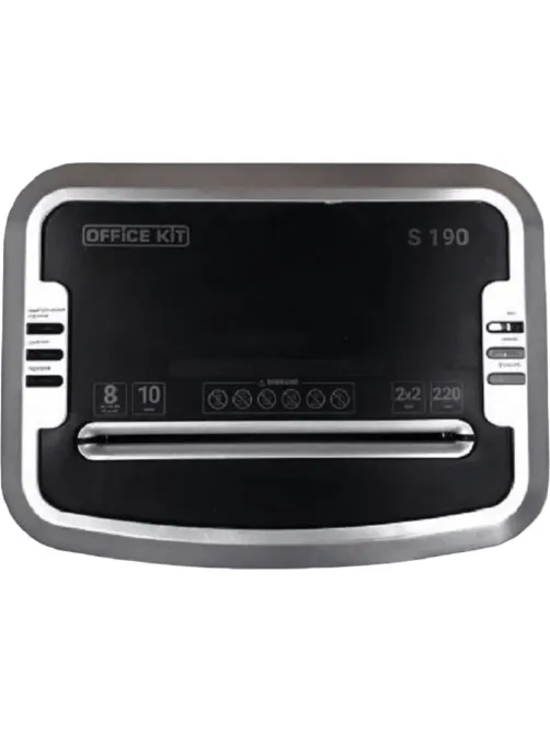 Шредер (уничтожитель) Office Kit S190 2x2, P-6ур.секр., 6лист, 20л