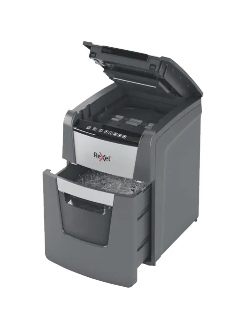 Шредер (уничтожитель) Rexel Optimum AutoFeed+ 100X EU, P-4/8лст/автоп/34л