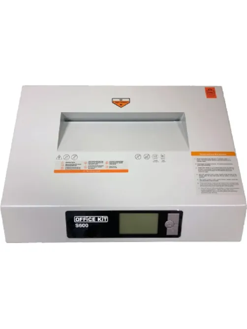 Шредер (уничтожитель) Office Kit S600 3,9x30,P-4 ур.секр., 25лист, 60л
