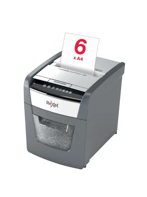 Шредер (уничтожитель) Rexel Optimum AutoFeed+ 50X 4ур.секр.,6лист,20л