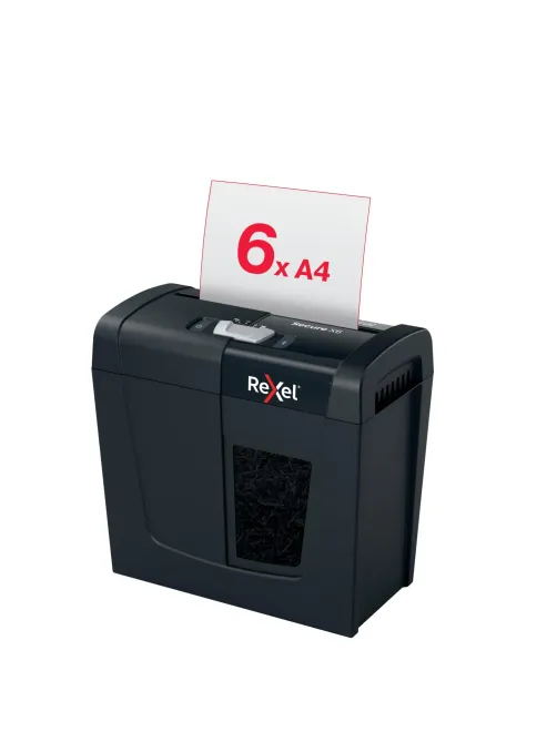 Шредер (уничтожитель) Rexel Secure X6 4ур.секр.,6лист,10л