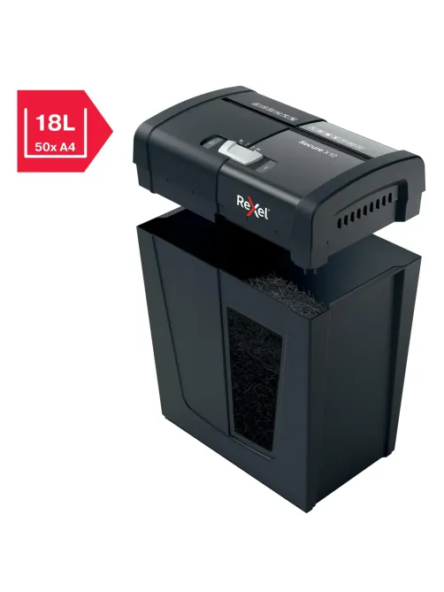 Шредер (уничтожитель) Rexel Secure X10, 4ур.секр., 10 листов, 18 л