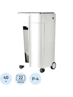 Шредер (уничтожитель) Office Kit S240 3,9x25,P-4 ур.секр., 22лист, 40л