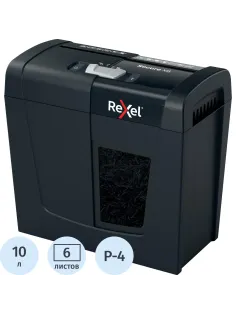 Шредер (уничтожитель) Rexel Secure X6 4ур.секр.,6лист,10л