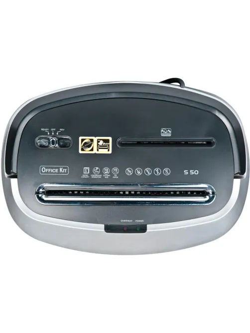 Шредер (уничтожитель) Office Kit S50, 4ур.секр., 10лист, 21л