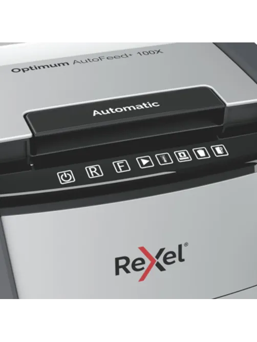 Шредер (уничтожитель) Rexel Optimum AutoFeed+ 100X EU, P-4/8лст/автоп/34л