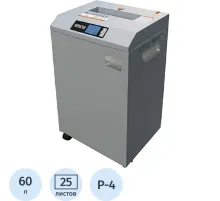 Шредер (уничтожитель) Office Kit S600 3,9x30,P-4 ур.секр., 25лист, 60л