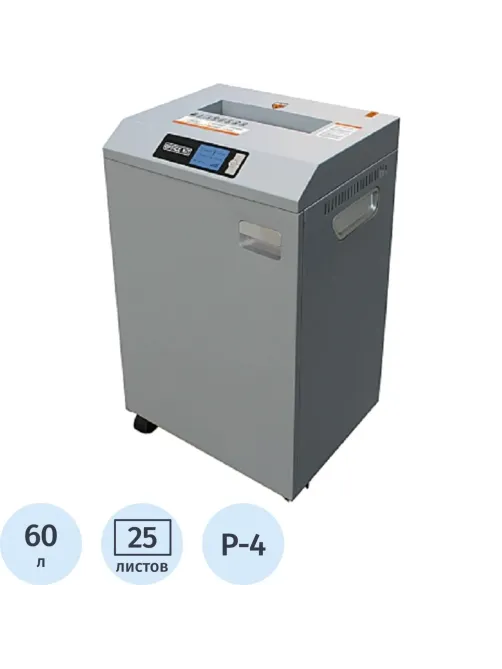 Шредер (уничтожитель) Office Kit S600 3,9x30,P-4 ур.секр., 25лист, 60л