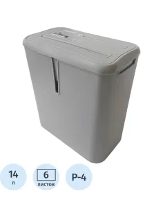 Шредер (уничтожитель) Office Kit S30, 3 ур.секр., 6 лист., 14 л.,  4x40