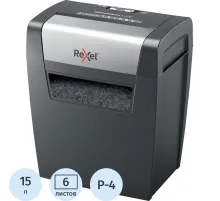 Шредер (уничтожитель) Rexel Momentum X406 4ур.секр, 6 лист, 15л