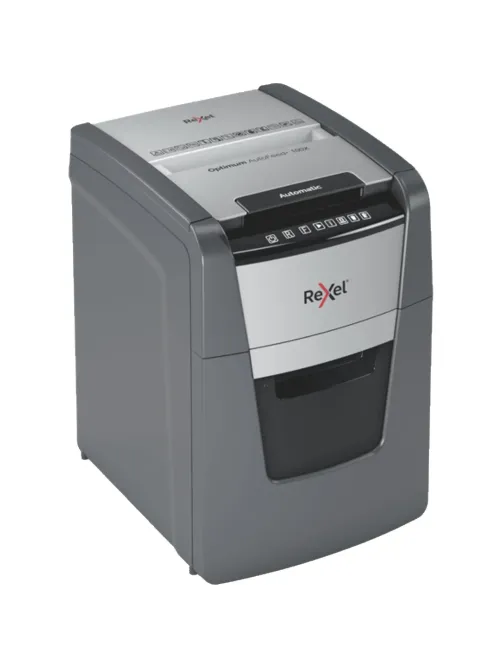 Шредер (уничтожитель) Rexel Optimum AutoFeed+ 100X EU, P-4/8лст/автоп/34л