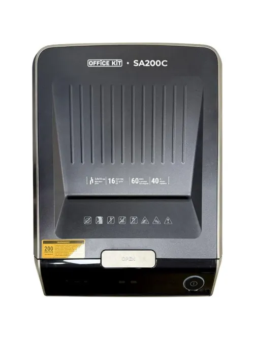 Шредер (уничтожитель) Office Kit SA200С 3,8x10, P-4ур.секр, 16лист,40л