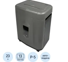 Шредер (уничтожитель) ГЕЛЕОС АП23-5, 5 ур.секр., 1,9х12мм, 13 лист, 23л