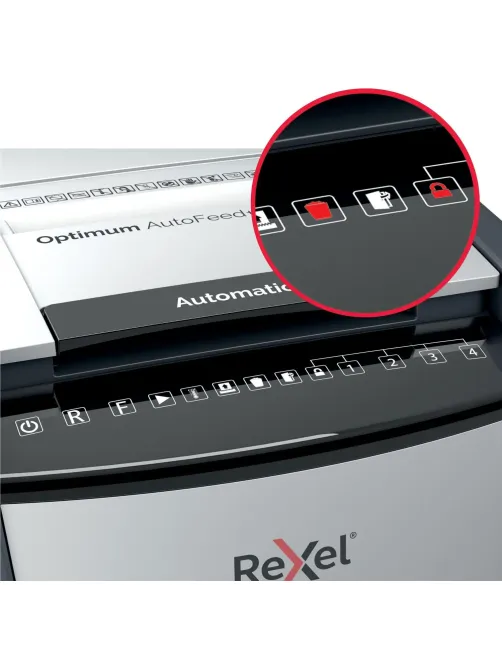 Шредер (уничтожитель) Rexel Optimum AutoFeed+ 150X, 4 ур.секр.,150л,44л