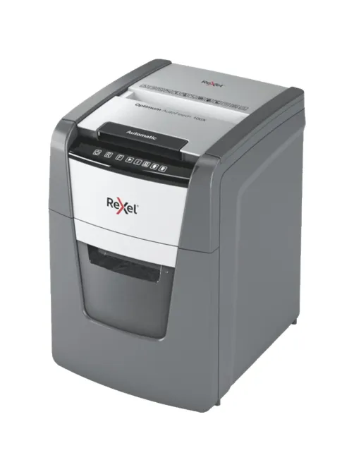 Шредер (уничтожитель) Rexel Optimum AutoFeed+ 100X EU, P-4/8лст/автоп/34л