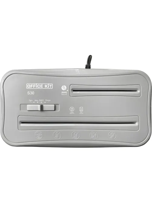 Шредер (уничтожитель) Office Kit S30, 3 ур.секр., 6 лист., 14 л.,  4x40