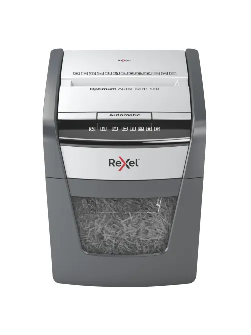 Шредер (уничтожитель) Rexel Optimum AutoFeed+ 50X 4ур.секр.,6лист,20л