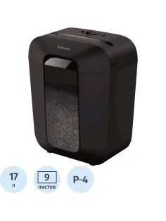 Шредер (уничтожитель) Fellowes Powershred LX50, 4ур. секр., 9лст.,17 лтр