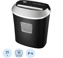 Шредер (уничтожитель) Office Kit S50, 4ур.секр., 10лист, 21л