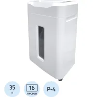 Шредер (уничтожитель) Office Kit S210N 3,9x38, P-4ур.секр, 16лист., 35л
