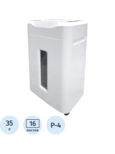 Шредер (уничтожитель) Office Kit S210N 3,9x38, P-4ур.секр, 16лист., 35л
