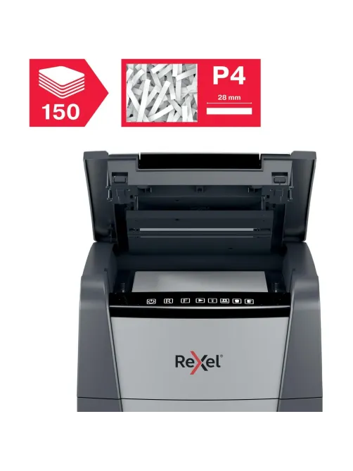 Шредер (уничтожитель) Rexel Optimum AutoFeed+ 150X, 4 ур.секр.,150л,44л