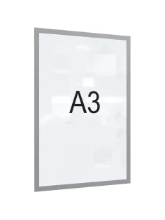 Рамка магнитная настенная Attache А3 ПЭТ, серая, 5шт/уп