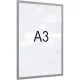 Рамка магнитная настенная Attache А3 ПЭТ, серая, 5шт/уп