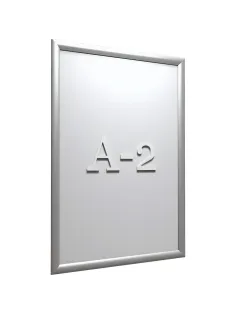 Рамка А2 Attache, алюм.клик-профиль 25 мм, настенная