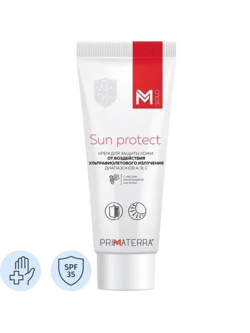 Крем защитный М SOLO Sun protect для лица и рук от УФ 100 мл