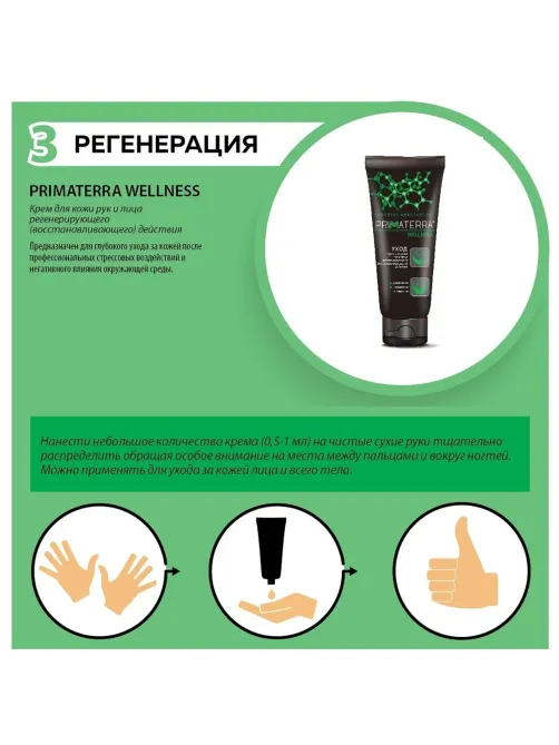 Крем регенерирующий Primaterra WELLNESS для рук 100мл