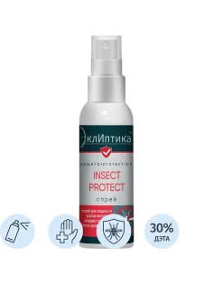 Спрей защитный от клещей и др кровососущих ЭклИптикаINSECT PROTECT,100мл