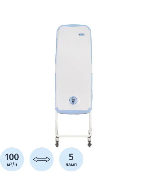 Облучатель-рециркулятор ДЕЗАР-7 передвижной ОРУБп-3-5 КРОНТ