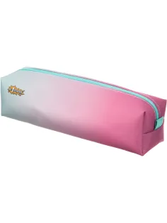 Пенал -косметичка Градиент розовый ПМО 31-20  тк мягкий, 210х50х60