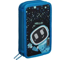 Пенал Robot Hello 2 отд., ткань, 190х110 мм, ПКТ 11-20