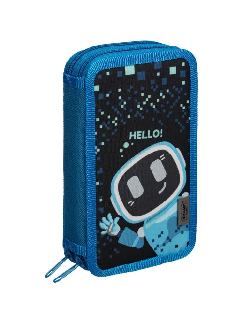Пенал Robot Hello 2 отд., ткань, 190х110 мм, ПКТ 11-20