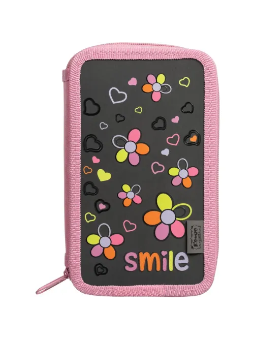 Пенал   Smile 2 отд., ламинат, выборочный лак, 190x110 мм, ПКК 11-19