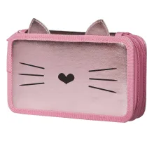 Пенал  Kitty 2 отд., кож/зам голография, 190х110 мм, ПКЗ 11-112