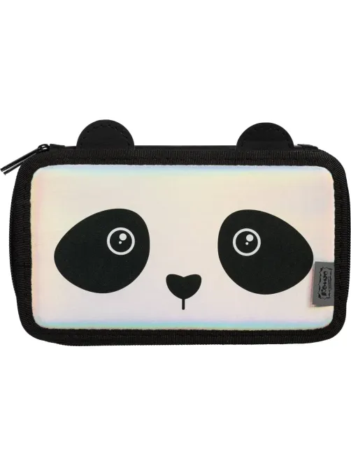 Пенал  Panda 2 отд., кож/зам голография, 190х110 мм, ПКЗ 11-111