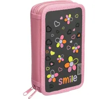 Пенал   Smile 2 отд., ламинат, выборочный лак, 190x110 мм, ПКК 11-19